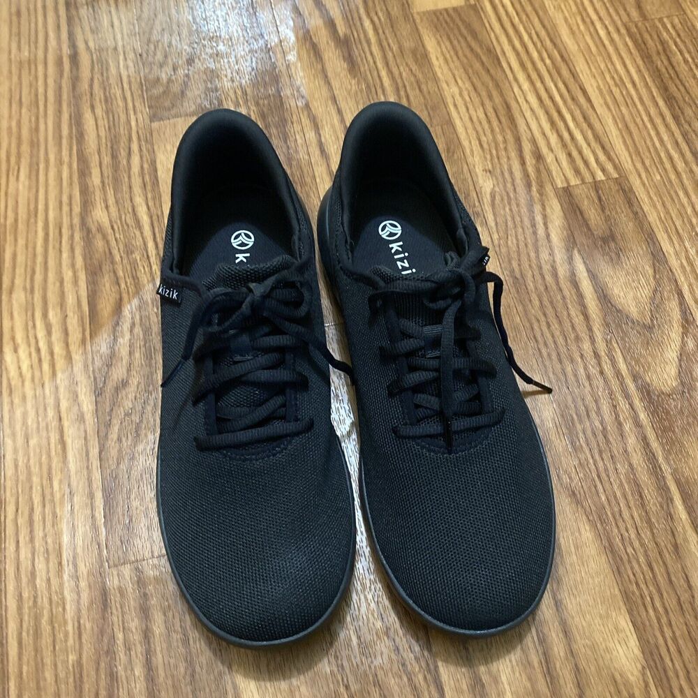 Kizik Madrid Hands Free Mens11/Women’s 12.5 Black Sneakers Casual Slip On Shoes